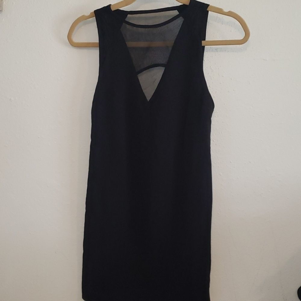 Silence + Noise Mesh Mini dress sz Xs - Picture 2 of 5